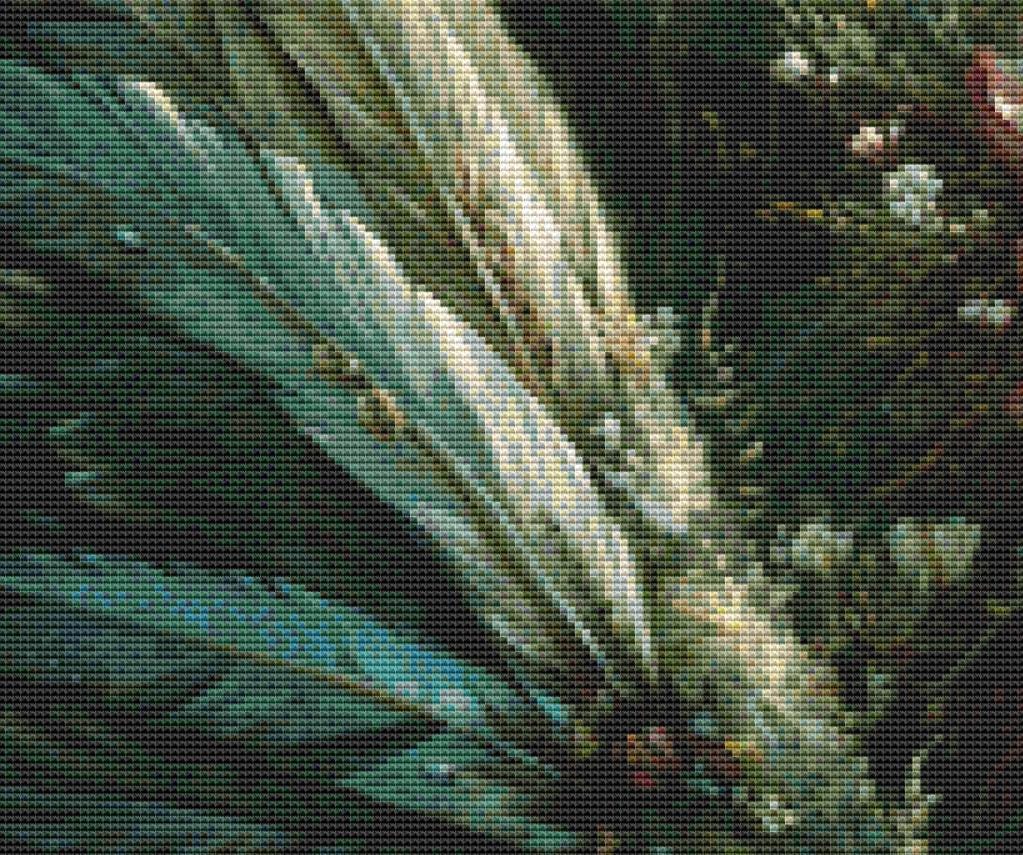 Angelica counted cross stitch pattern by Eder Jose Rosa