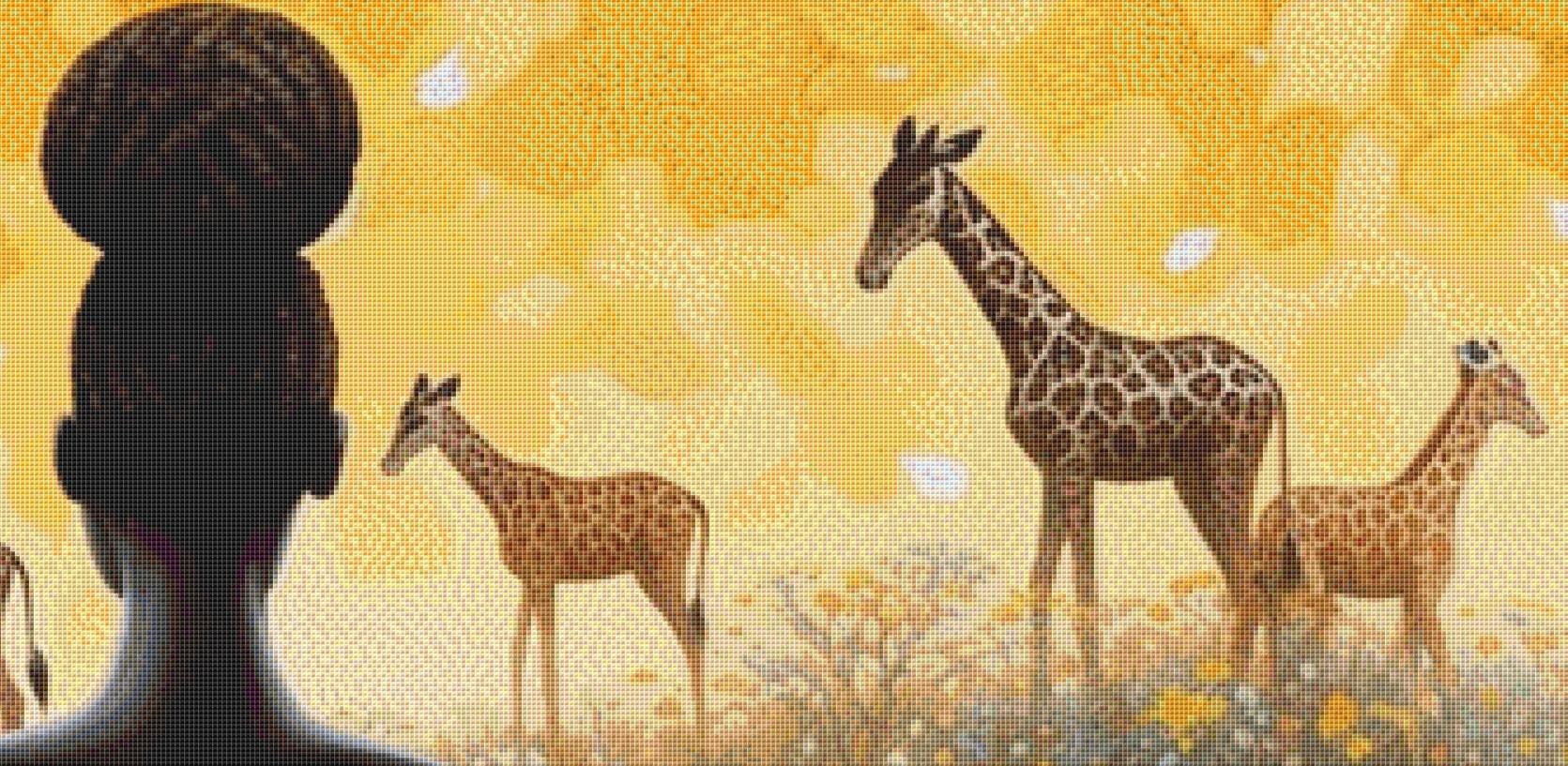 Woman in a Field of Flowers 12 (Max Size/Color) counted cross stitch pattern by Eder Jose Rosa