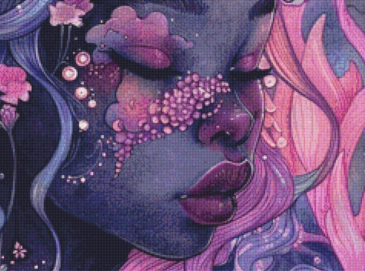 Mermaid counted cross stitch pattern by PassyArt