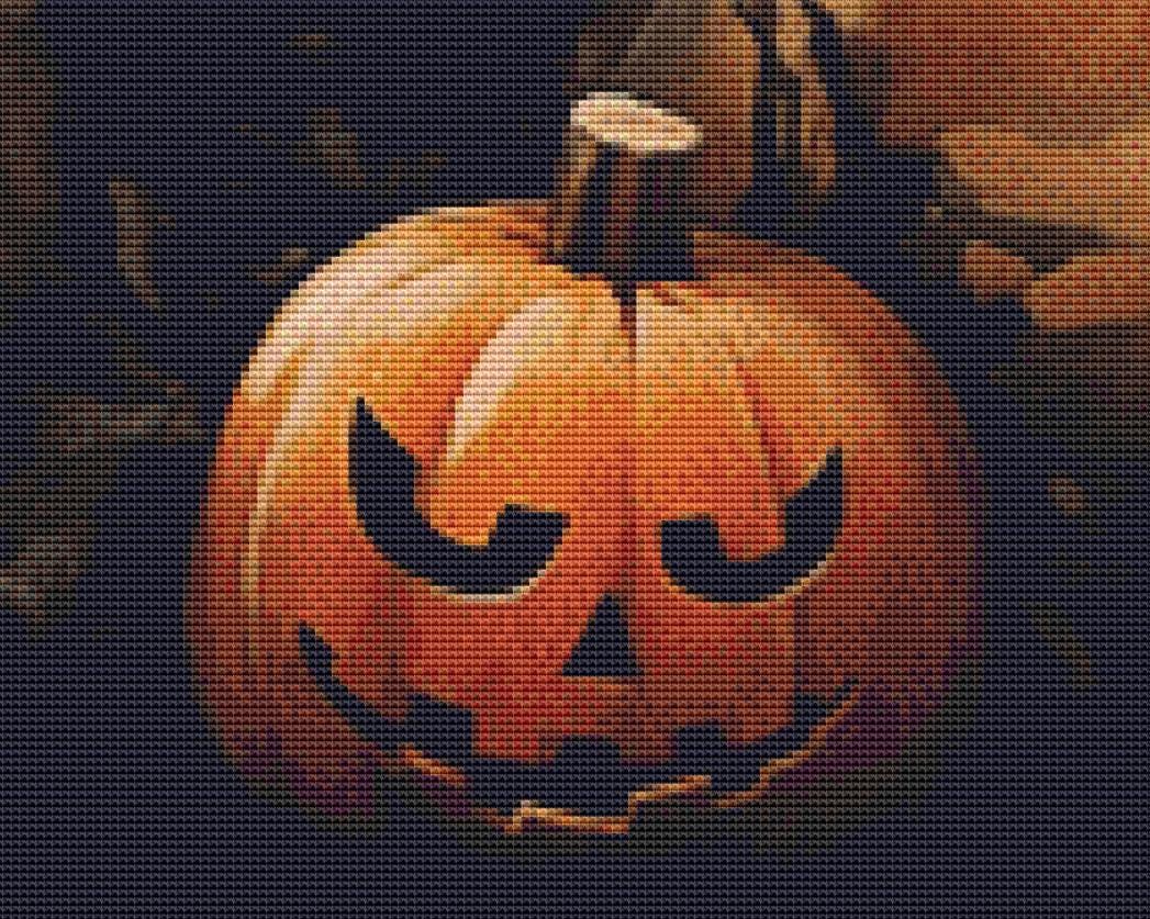 Witch counted cross stitch pattern by LikeInkDrops