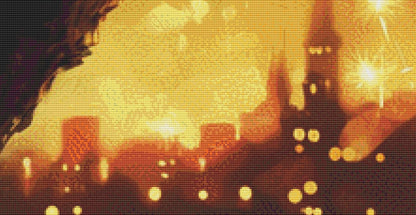 A Golden Celebration counted cross stitch pattern by Serr.Kai A Quill & Ink