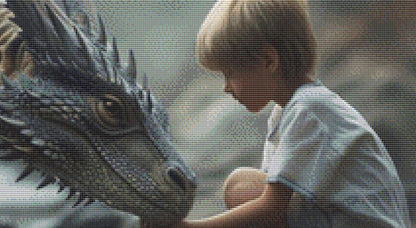 Stopping for a Drink counted cross stitch pattern by Serr.Kai A Quill & Ink