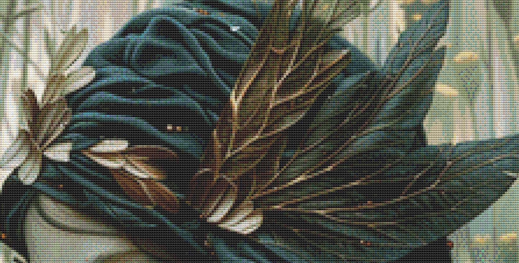 Fairy of the Dark counted cross stitch pattern by Serr.Kai A Quill & Ink