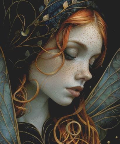 Fairy Dreams counted cross stitch pattern by Serr.Kai A Quill & Ink