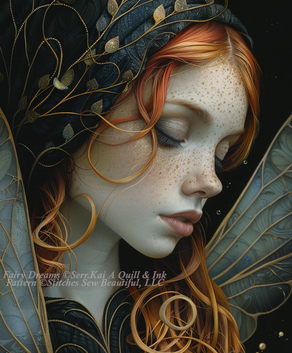 Fairy Dreams counted cross stitch pattern by Serr.Kai A Quill & Ink