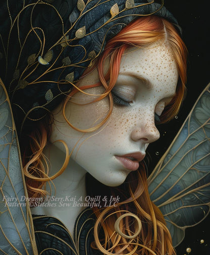 Fairy Dreams counted cross stitch pattern by Serr.Kai A Quill & Ink