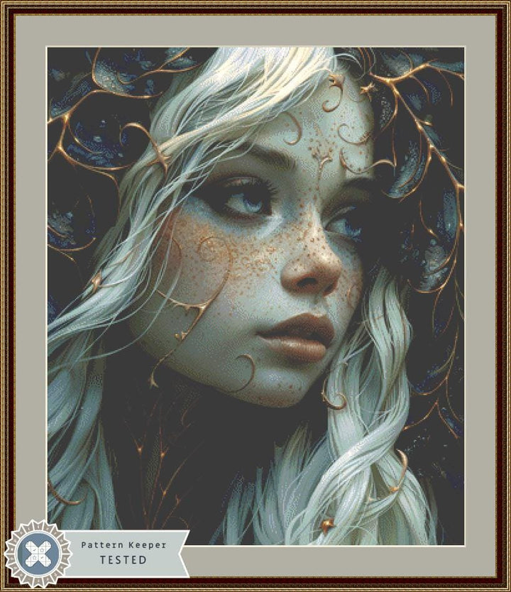 Fairy of Whims counted cross stitch pattern by Serr.Kai A Quill & Ink