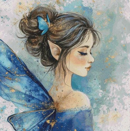 Fairy counted cross stitch pattern by PassyArt
