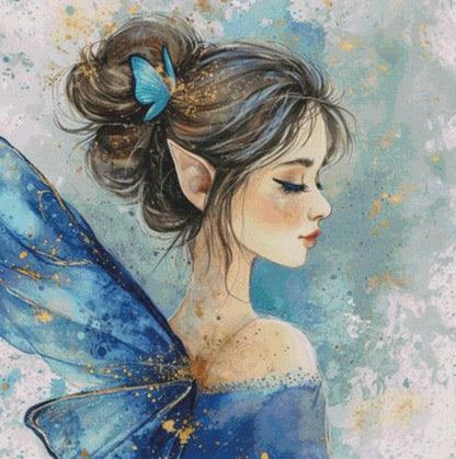 Fairy (Max Color) counted cross stitch pattern by PassyArt