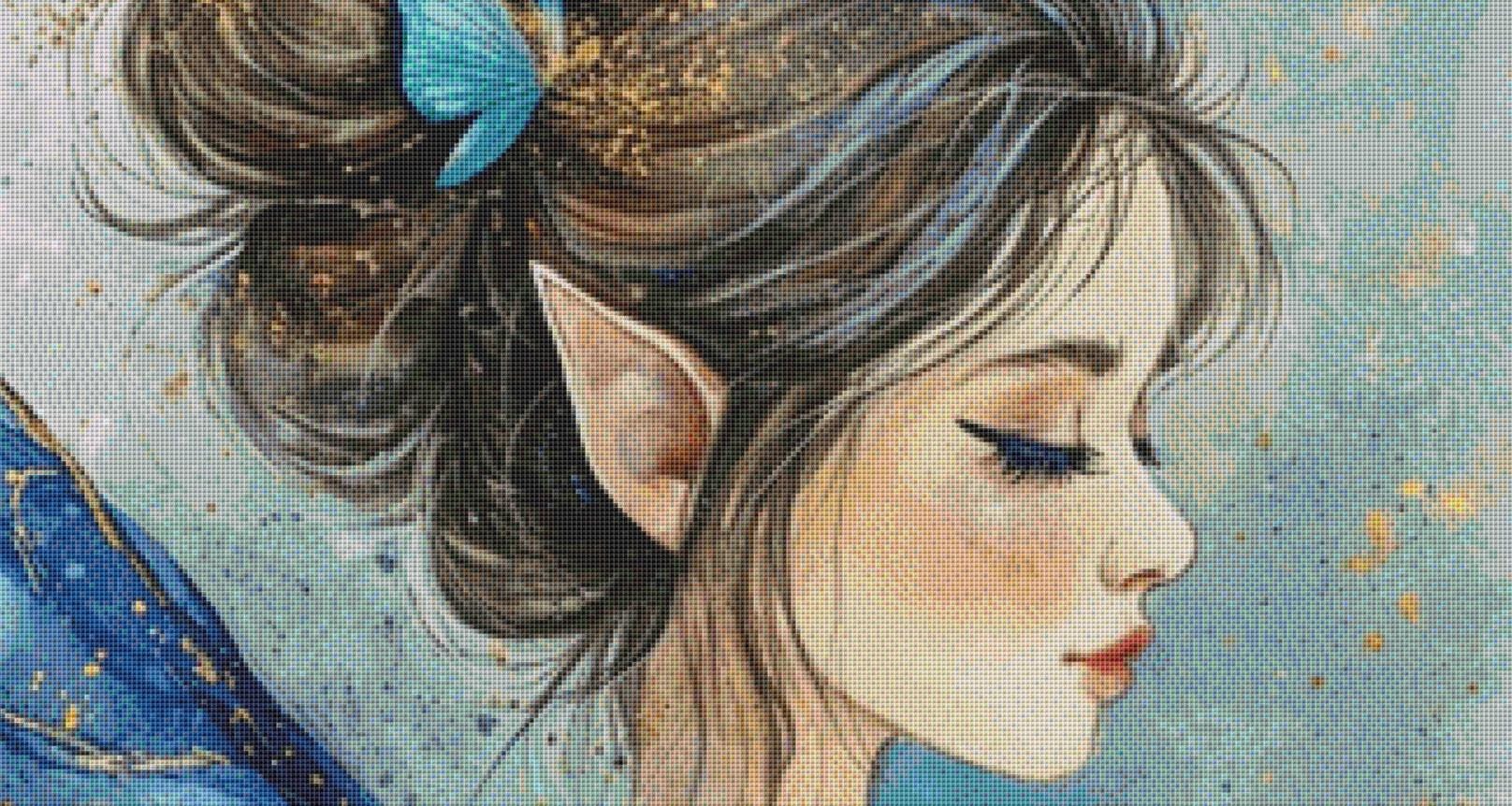 Fairy (Max Color) counted cross stitch pattern by PassyArt