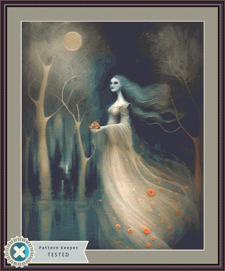 Ophilia cross stitch pattern by Tammy L. Gross