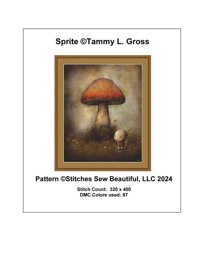 Sprite cross stitch pattern by Tammy L. Gross