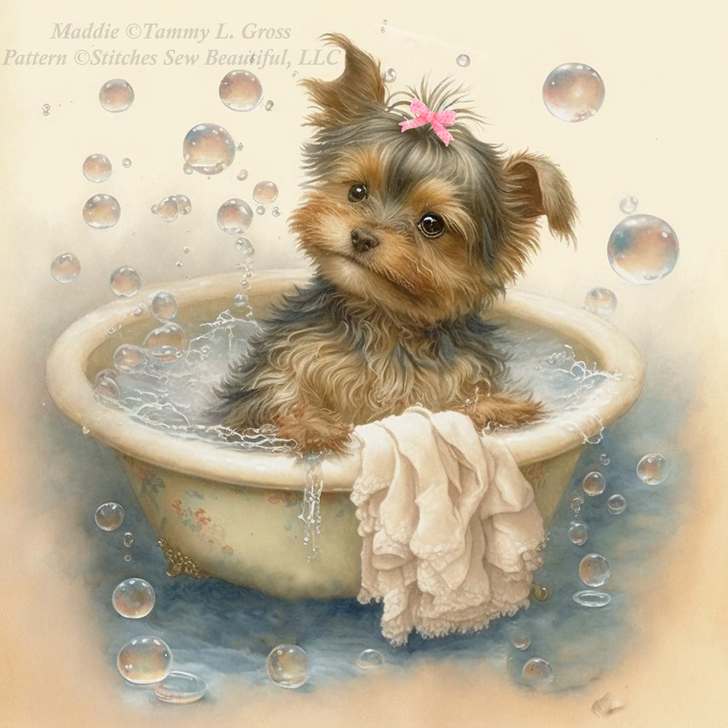 Maddie cross stitch pattern by Tammy L. Gross