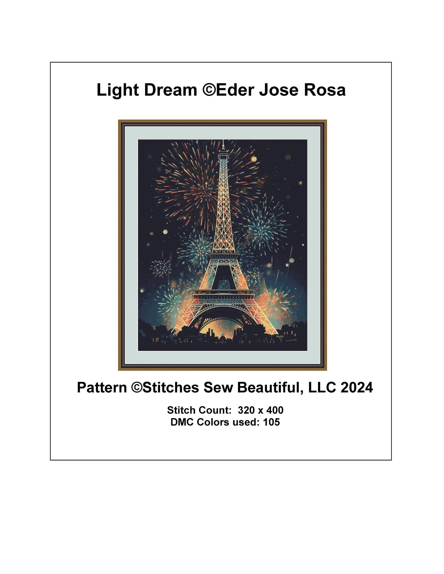 Light Dream cross stitch pattern by Eder Jose Rosa