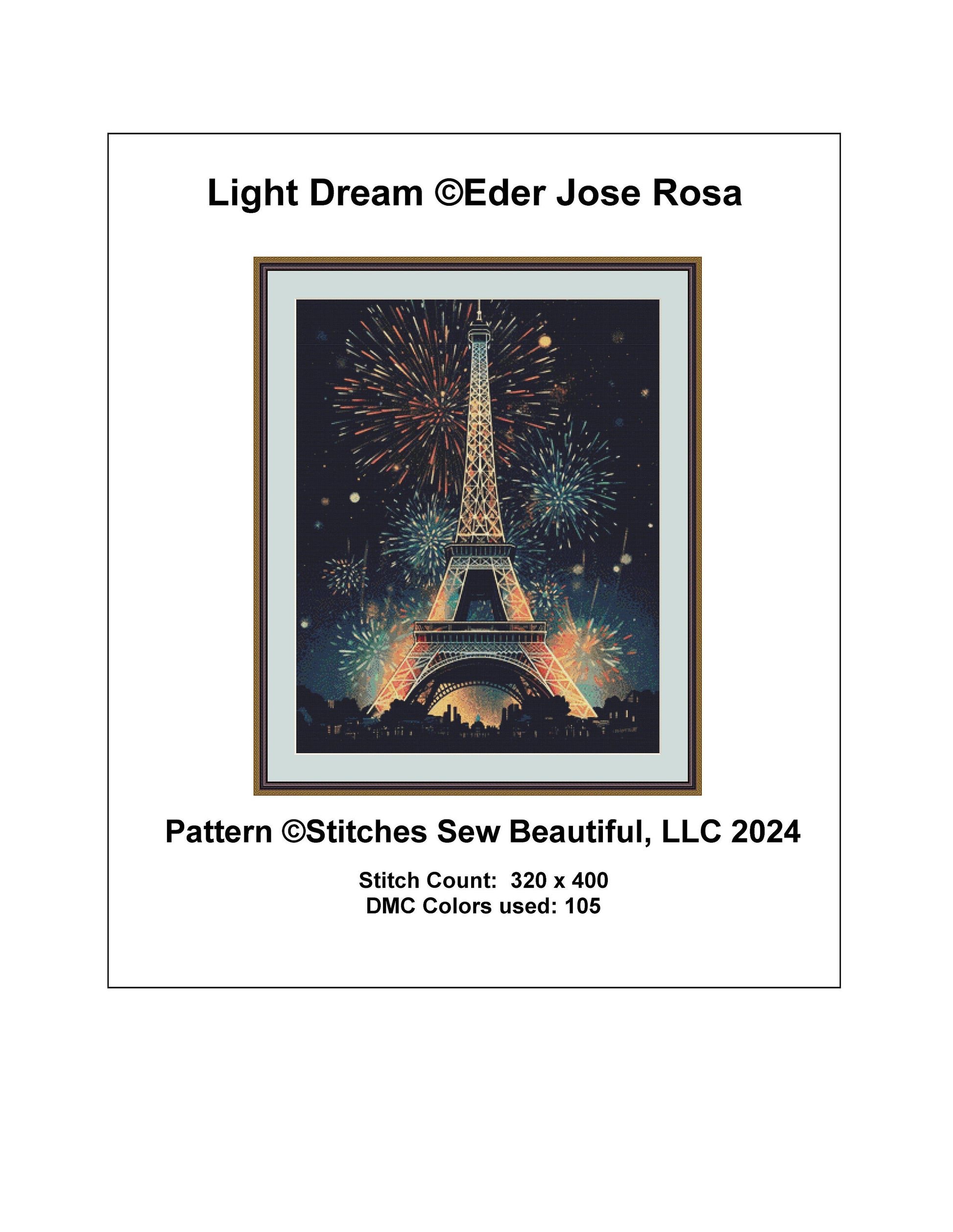 Light Dream cross stitch pattern by Eder Jose Rosa