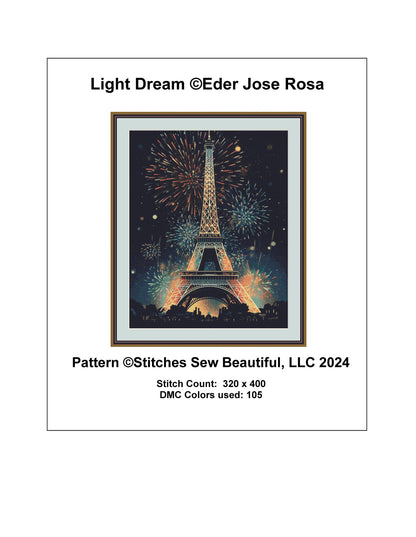 Light Dream cross stitch pattern by Eder Jose Rosa