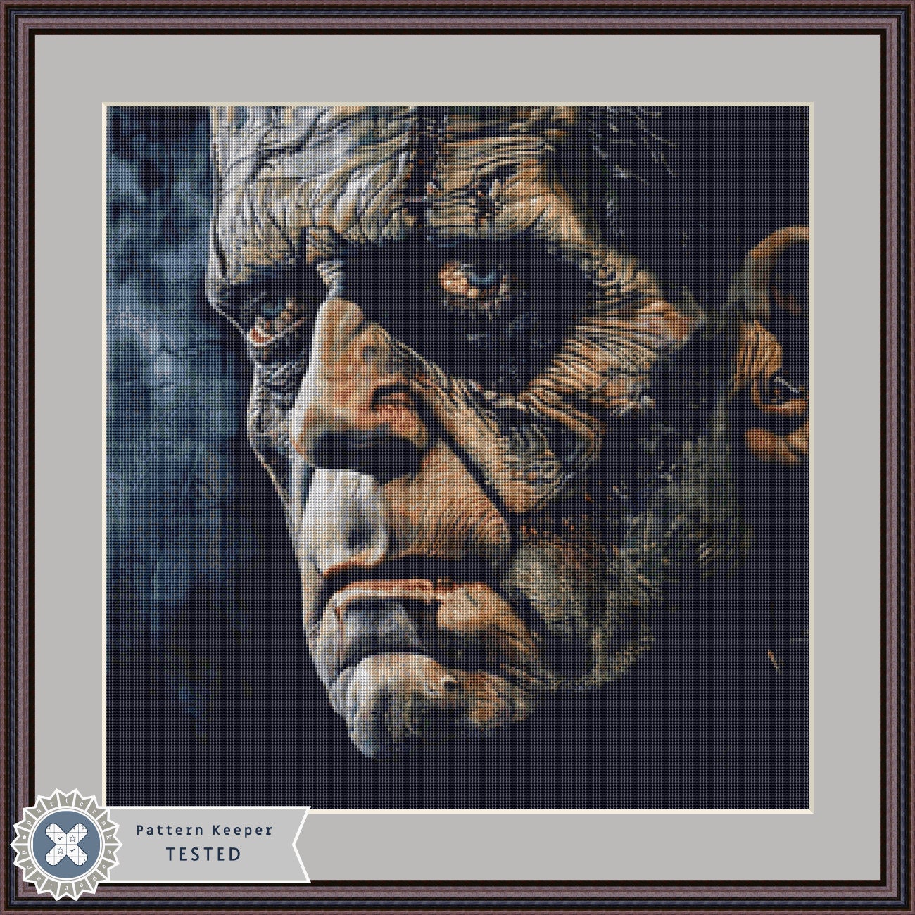 Frank's Monster (Small) cross stitch pattern by The Art Revivalist