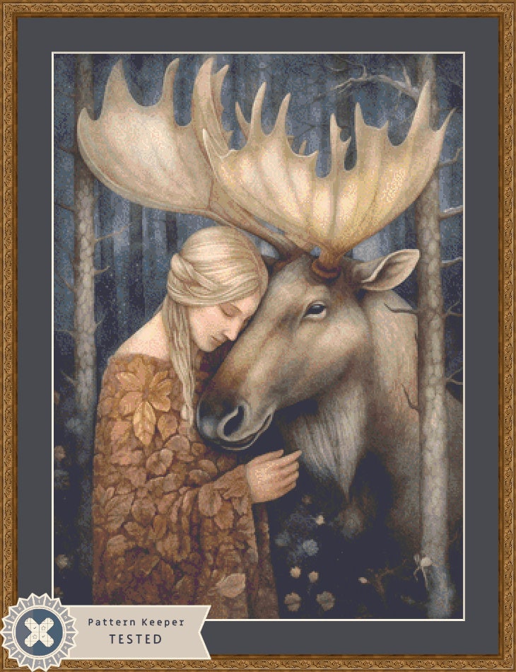 Animal Lovers 4 cross stitch pattern by DutchLadyMysticArt