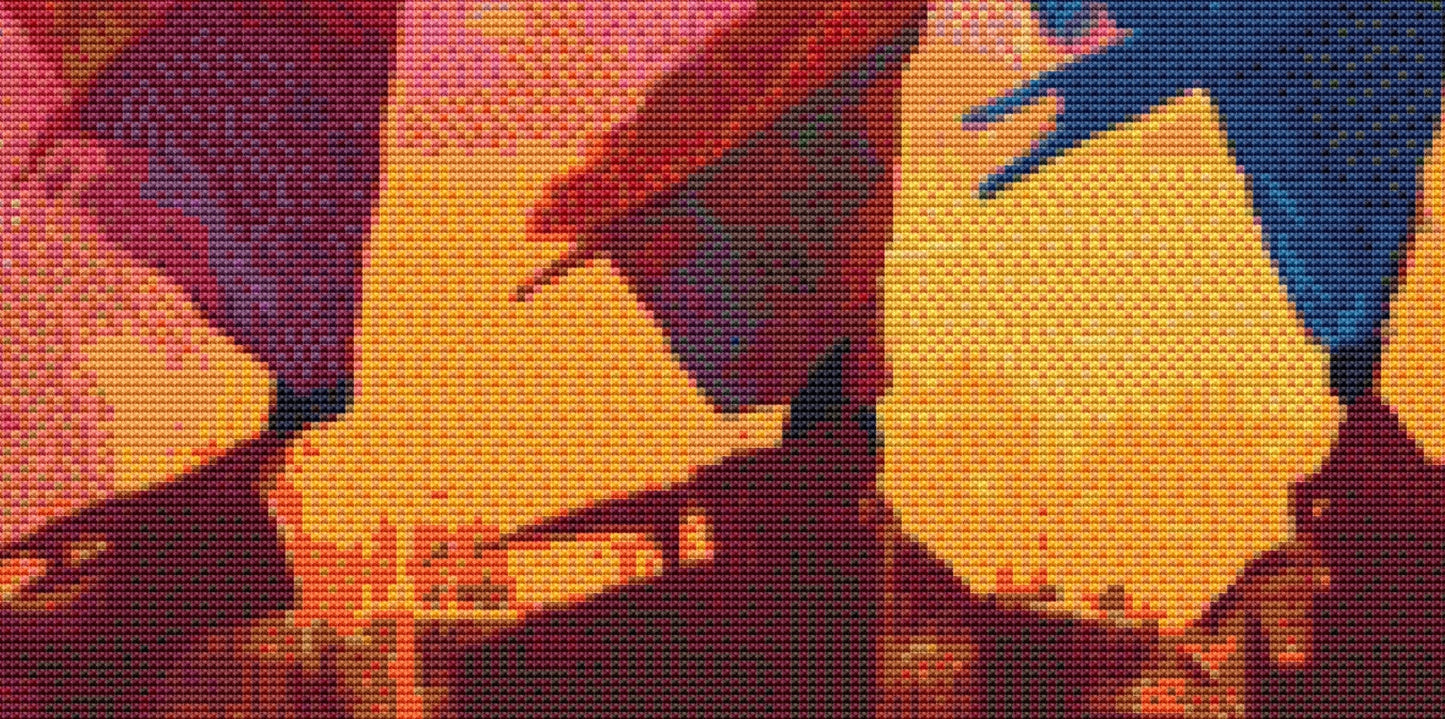 African Women in Color counted cross stitch pattern by Eder Jose Rosa