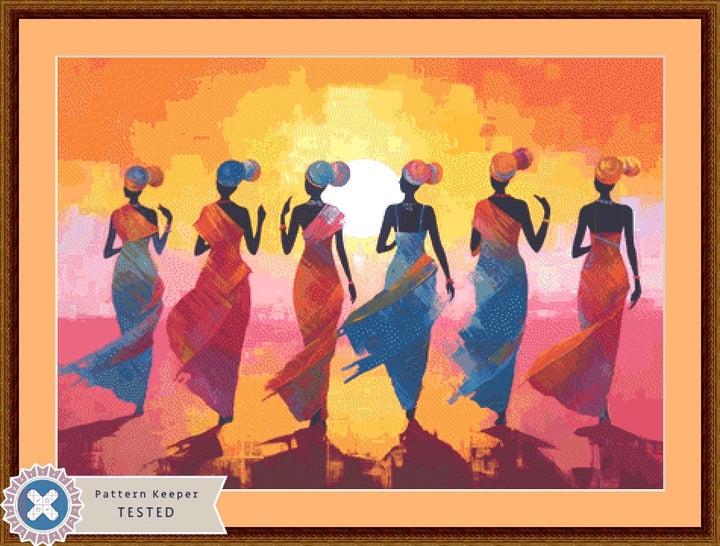 African Women in Color (Max Color) cross stitch pattern by Eder Jose Rosa