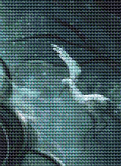 Witch of the Tides (Max Size) counted cross stitch pattern by The Art Revivalist