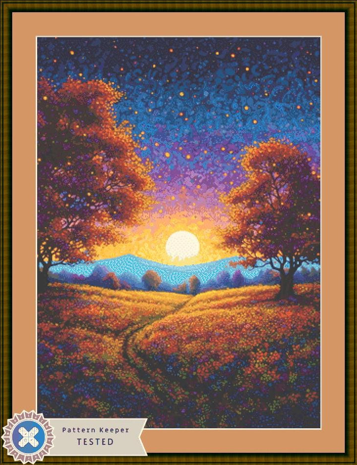 New Horizon in Color cross stitch pattern by Eder Jose Rosa