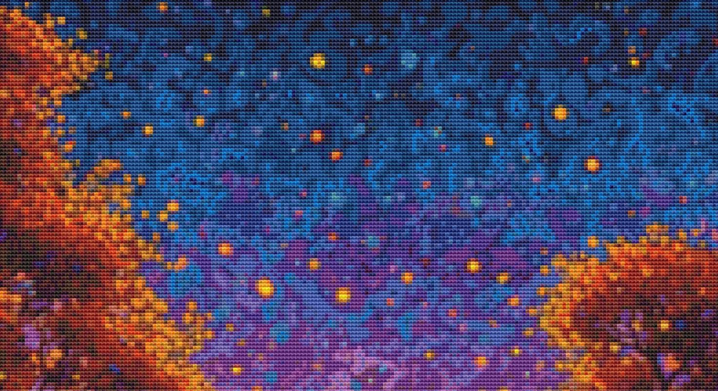 New Horizon in Color cross stitch pattern by Eder Jose Rosa