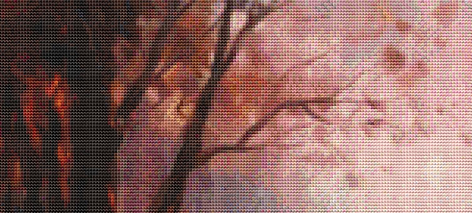 Pink Dancer Ballet counted cross stitch pattern by Eder Jose Rosa
