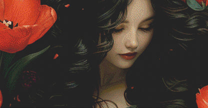 Sweet Read (Max Size Max Color) full coverage counted cross stitch pattern by Eder Jose Rosa