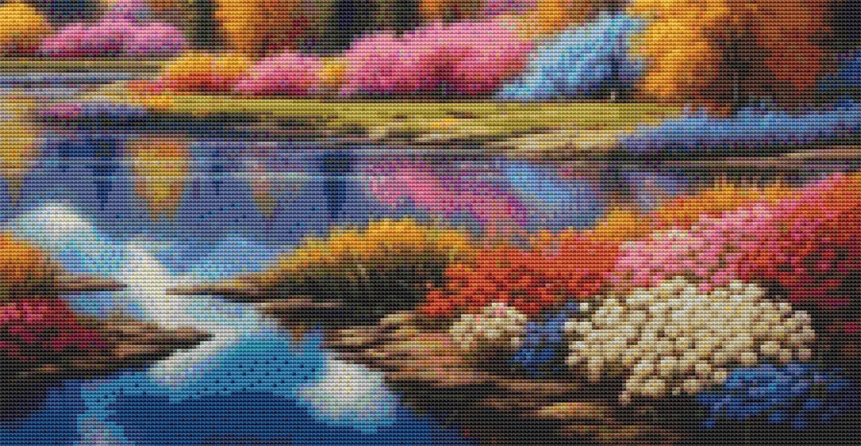 An Enchanted Place 2 counted cross stitch pattern by Eder Jose Rosa