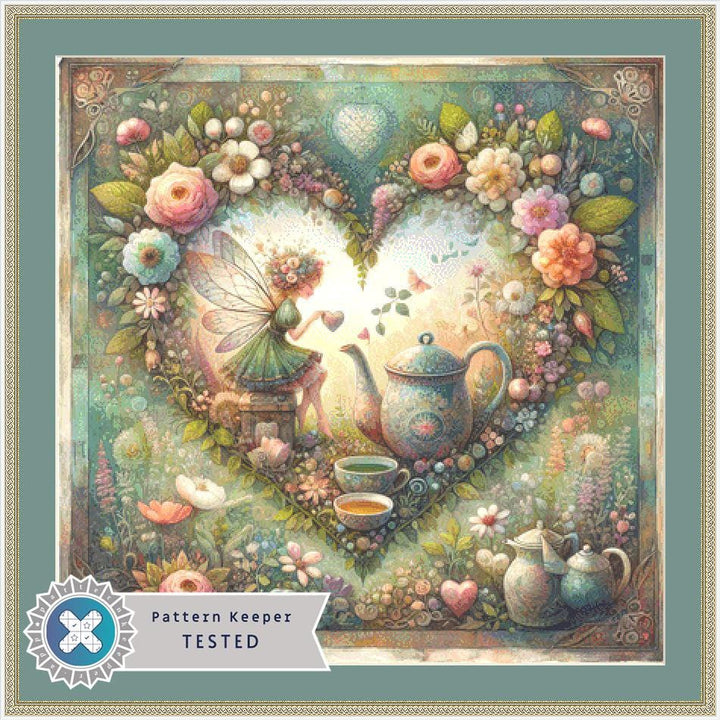 Whimsical Fairy counted cross stitch pattern by World of Love Hearts/Adrian G. Eyre