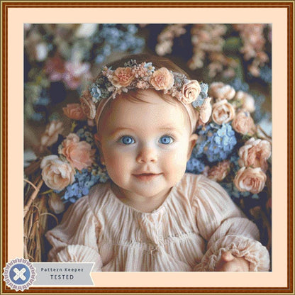 Little Angel counted cross stitch pattern by Eder Jose Rosa