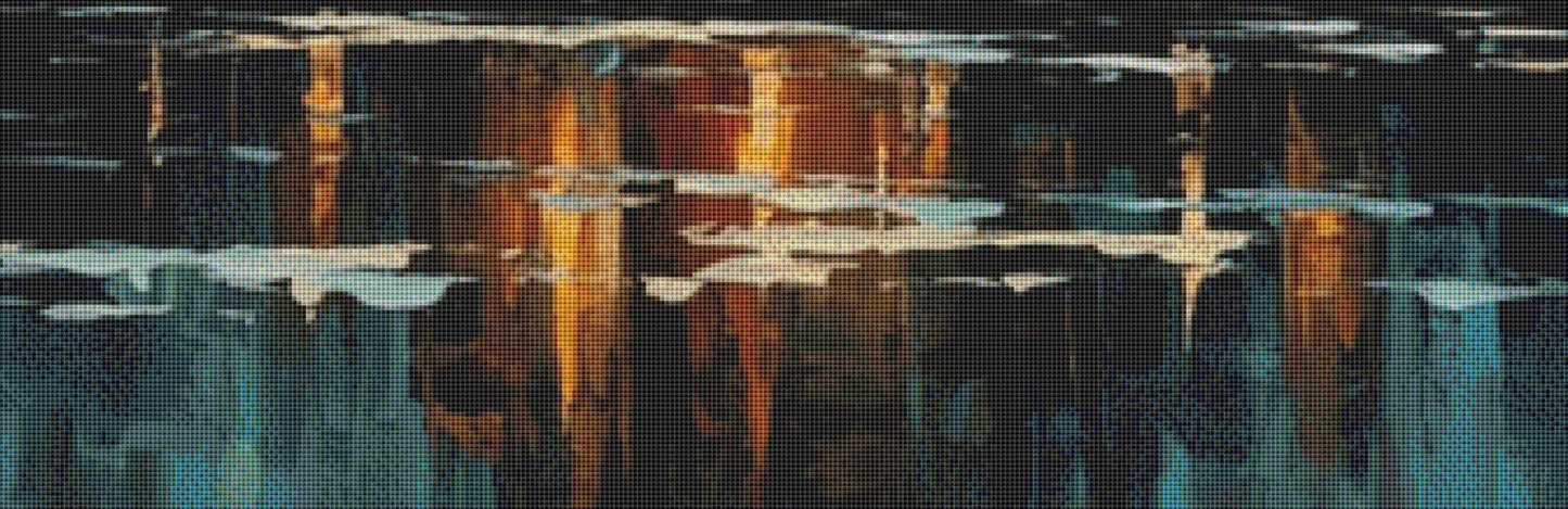 Castle counted cross stitch pattern by Eder Jose Rosa