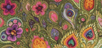 Peacock counted cross stitch pattern by Eder Jose Rosa
