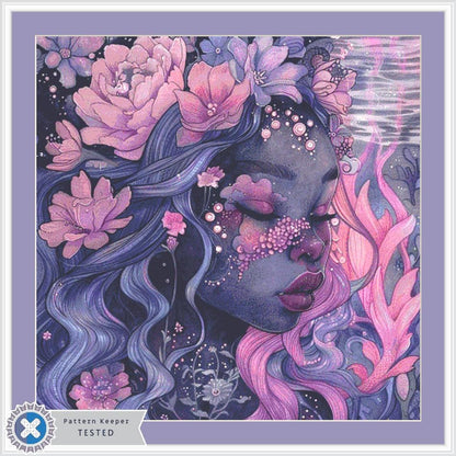 Mermaid counted cross stitch pattern by PassyArt