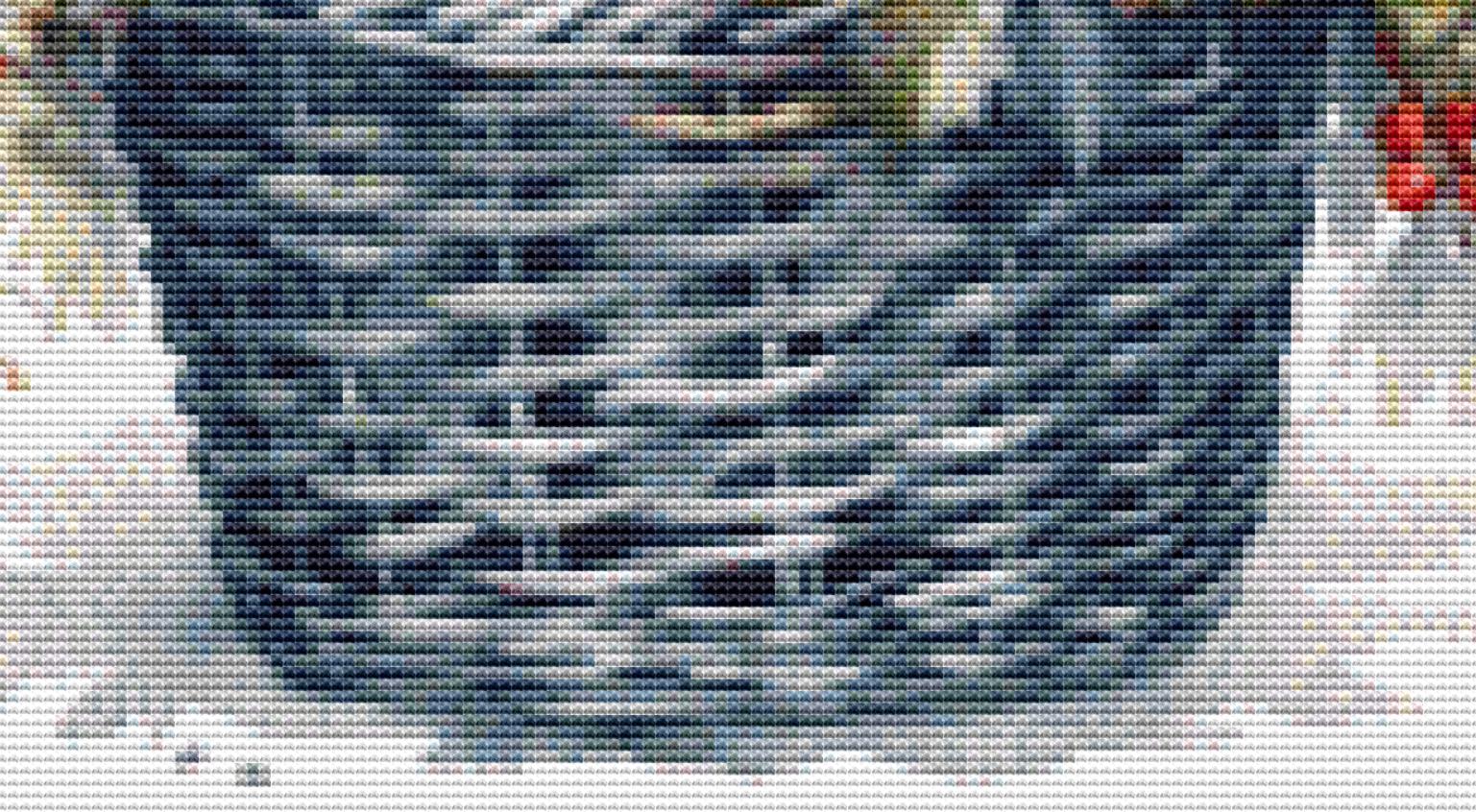 Christmas Reindeer (Small) counted cross stitch pattern by CedarGroveGraphics