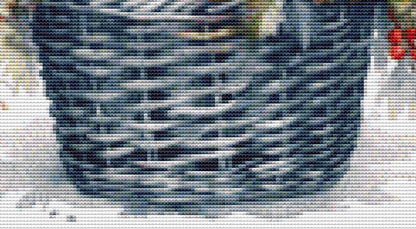 Christmas Reindeer (Small) counted cross stitch pattern by CedarGroveGraphics