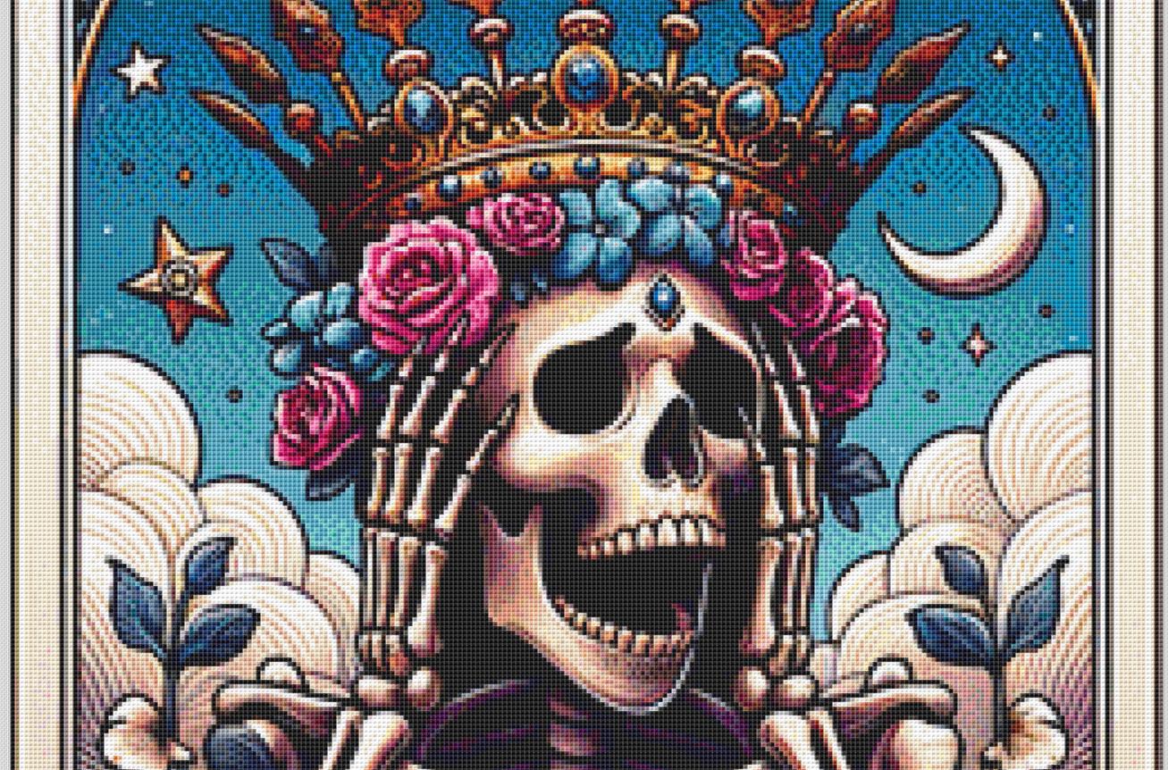 The Drama Queen counted cross stitch pattern by MagicMangoStudios