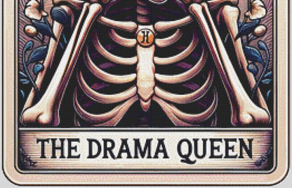 The Drama Queen counted cross stitch pattern by MagicMangoStudios