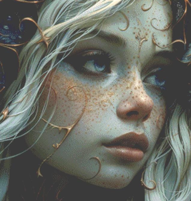 Fairy of Whims counted cross stitch pattern by Serr.Kai A Quill & Ink