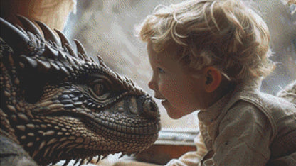 Young Friends counted cross stitch pattern by Serr.Kai A Quill & Ink