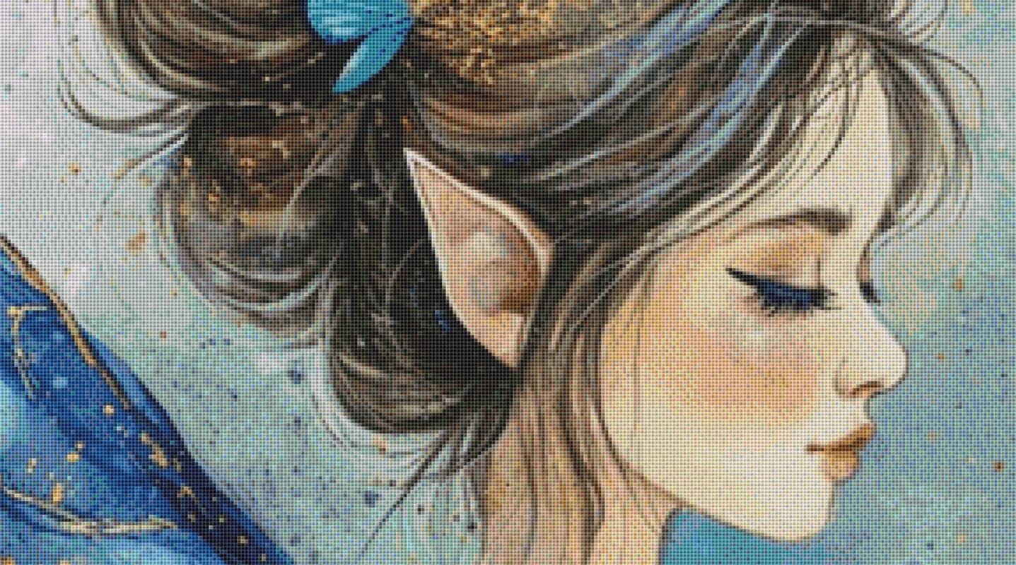 Fairy counted cross stitch pattern by PassyArt