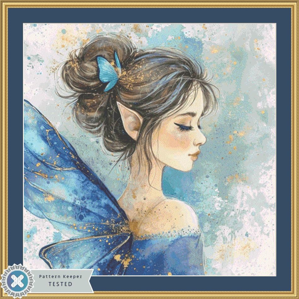 Fairy (Max Color) counted cross stitch pattern by PassyArt