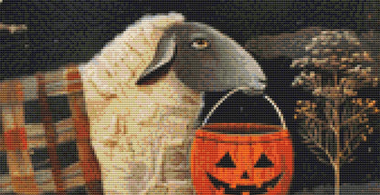A Merry Halloween full coverage counted cross stitch pattern by IvyCottageHome