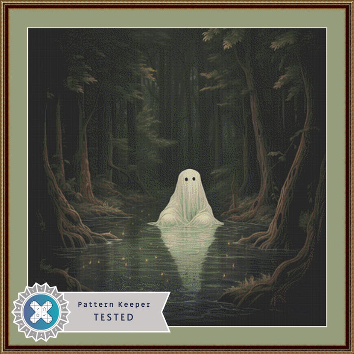 Ghost in The Bog cross stitch pattern by Serr.Kai A Quill & Ink