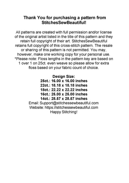 Autumn Equinox cross stitch pattern by Serr.Kai A Quill & Ink