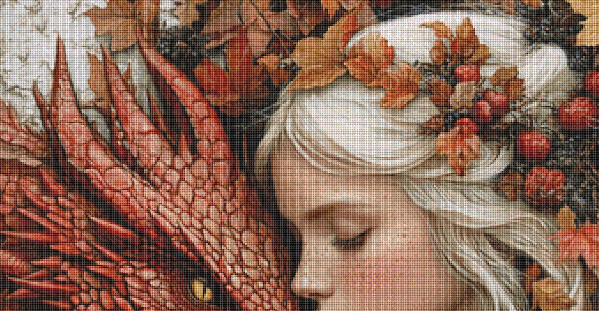 Leaves and Baubles cross stitch pattern by Serr.Kai A Quill & Ink