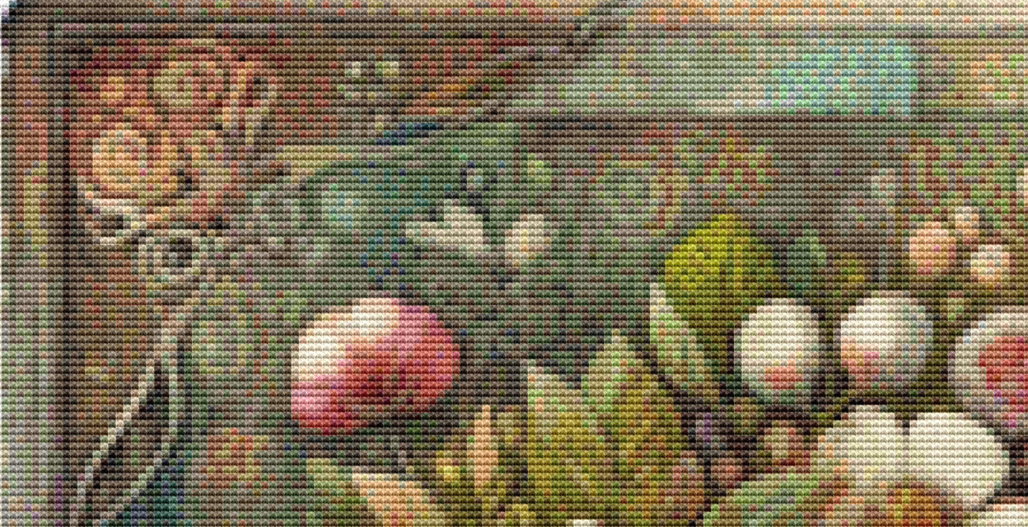 Whimsical Fairy counted cross stitch pattern by World of Love Hearts/Adrian G. Eyre
