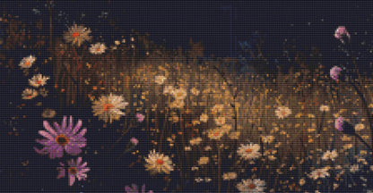 Night Bloom counted cross stitch pattern by ArtbySemir © Adobe Ext. License