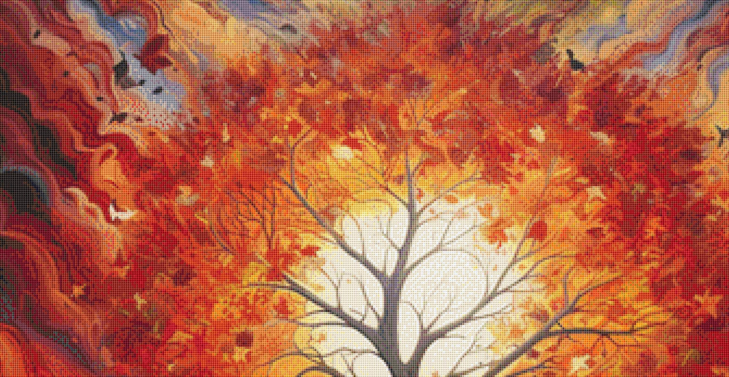 Autumn Equinox cross stitch pattern by Serr.Kai A Quill & Ink